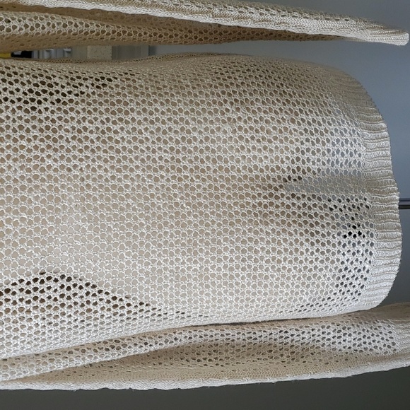 Love by‎ Design. Knit sweater.  Lightweight. Cream color size XL. Open kn… - Picture 6 of 9